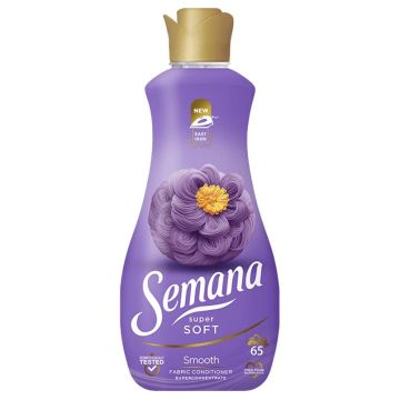 Semana Super Soft Smooth Омекотител концентрат х1300 мл, 65 пранета