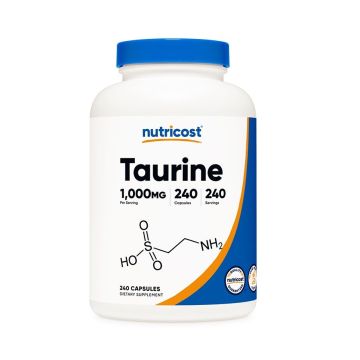 Таурин 1000 mg х240 капсули Nutricost