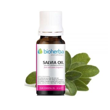 Етерично масло от салвия х10 мл Bioherba