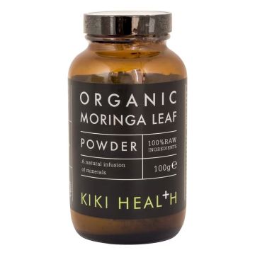 Листа от моринга на прах, био х100 г Kiki Health