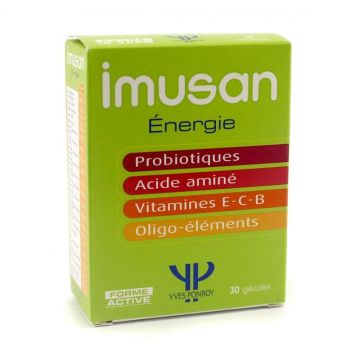 Imusan Energy за тонус и висок имунитет х30 капсули Yves Ponroy