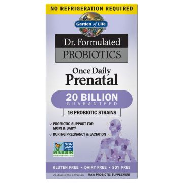 Dr. Formulated Probiotics Prenatal Пробиотик за бременни и кърмещи х30 капсули Garden of Life