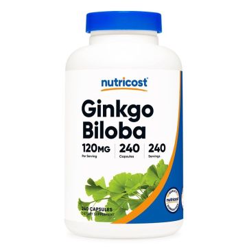 Гинко Билоба 120 mg х240 капсули Nutricost