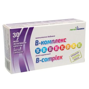 Витамин В Комплекс х30 капсули Phyto Pharma