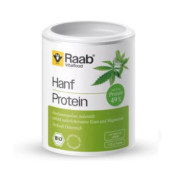 Био конопен протеин на прах x125 грама Raab Vitalfood