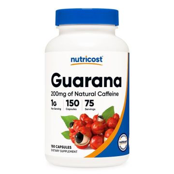 Гуарана 500 mg х150 капсули Nutricost