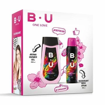 B.U One Love Промо комплект за жени Део спрей и душ гел