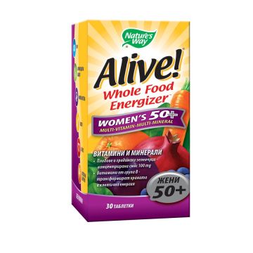 Alive Мултивитамини за жени 50+ x30 таблетки Nature's Way