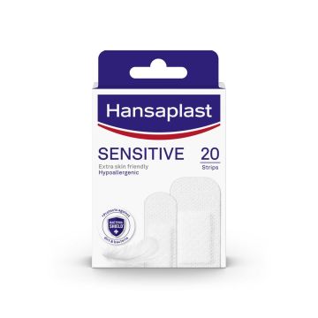 Hansaplast Sensitive Пластир за чувствителна кожа за малки рани х20 броя