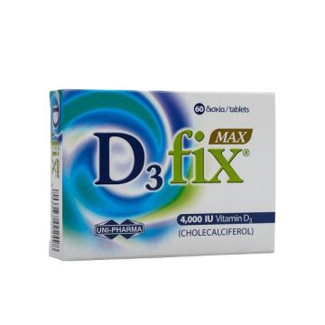 Витамин D3 Фикс Макс 4000IU х60 таблетки Uni-Pharma