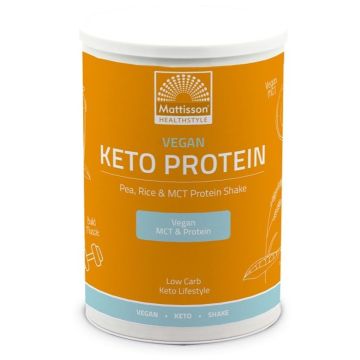 Кето протеинов шейк с грах, ориз и MCT Веган х350 г Mattisson Healthstyle