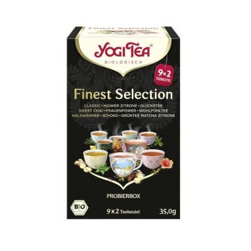 Yogi Tea Finest Selection Био Аюрведичен чай Специална селекция 9x2 пакетчета