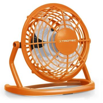 Trotec TVE1 Вентилатор с USB захранване, Pumpkin Orange