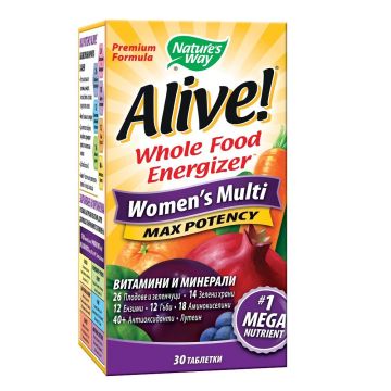 Alive Мултивитамини за жени x30 таблетки Nature's Way