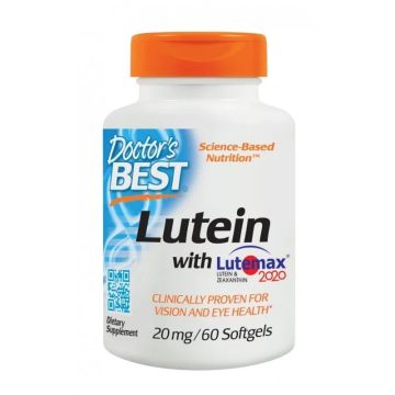 Лутеин за добро зрение 20мг х60 капсули Doctor's Best