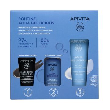 Apivita Aqua Beelicious Комплект за лице Хидратираща и освежаваща рутина