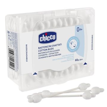 Chicco Клечки за уши с ограничител x60 броя