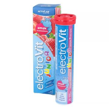 Electrovit Junior ягода х20 ефервесцентни таблетки Activlab
