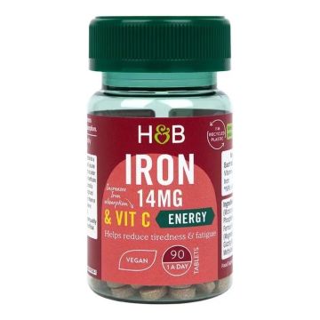 Желязо и витамин C х90 таблетки Holland & Barrett