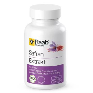 Шафран Био х60 капсули Raab Vitalfood