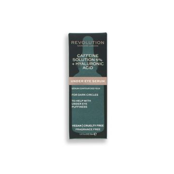 Revolution Skincare 5% Caffeine Ревитализиращ серум за околоочен контур с кофеин x30 мл