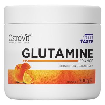 Глутамин на прах, с вкус портокал х300 г OstroVit