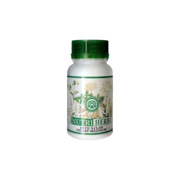 Nutri Herb Devils Claw  Дяволски Нокът с целина и селен за подвижни стави х60 таблетки TNT