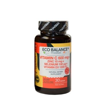 Витамин С със шипка х30 таблетки Eco Balance Pharma