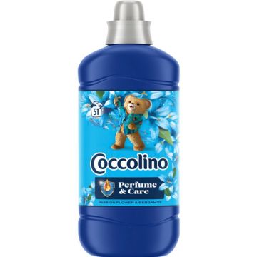 Coccolino Perfume&Care Passion Flower & Bergamot Омекотител х1275 мл, 51 пранета
