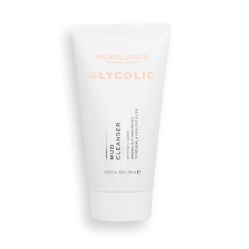 Revolution Skincare Mud Glycolic Acid Почистващ ексфолиращ крем с гликолова киселина x150 мл