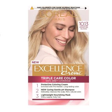 Loreal Paris Excellence Creme Боя за коса, 10.13 Natural Light Baby Blonde