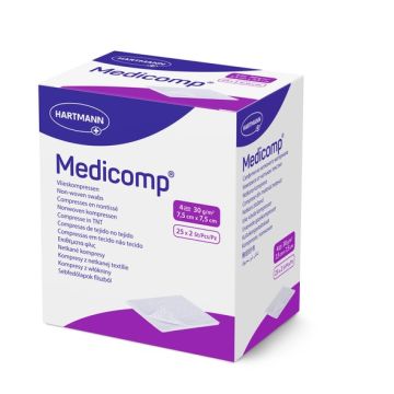 Hartmann Medicomp Стерилна марля 7,5х7,5см 25x2 броя