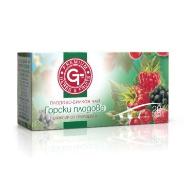 GT Плодово-билков чай с горски плодове х20 пакетчета