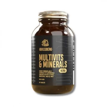 Мултивитамини и минерали Ултра х60 таблетки Grassberg