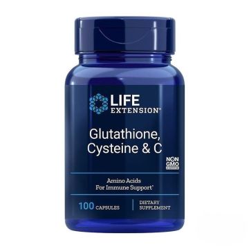 Глутатион, Цистеин и витамин C х100 капсули Life Extension