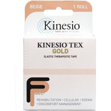 Kinesio Tex Gold Терапевтична лента Бежова 5см х 5м