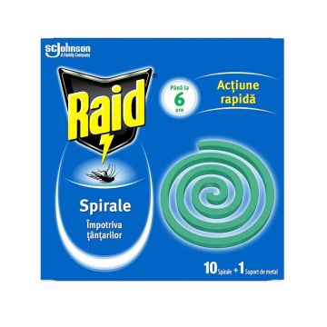 Raid Outdoor Spiral Спирала срещу насекоми x10
