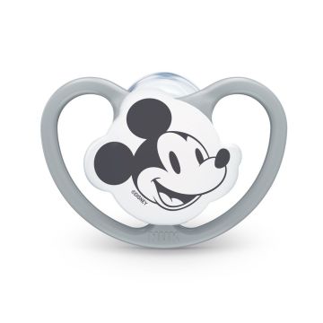 Nuk Space Mickey Залъгалка силикон за деца от 0 до 6 месеца, 730716