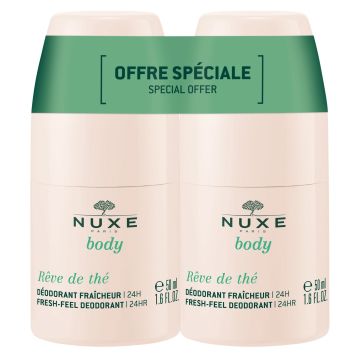 Nuxe Промо комплект Body Reve de the Дезодорант за свежо усещане 24 ч 2x50 мл