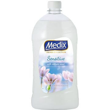 Medix Sensitive Течен сапун за ръце за чувствителна кожа - пълнител х800 мл