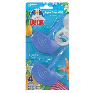 Duck Aqua Blue 4в1 Тоалетно блокче Paradise Bay x2 броя