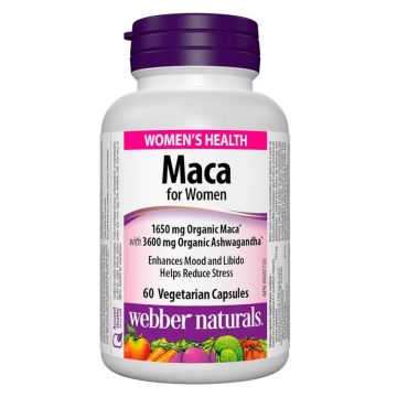 Мака за жени х60 капсули Webber Naturals