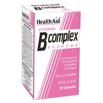 Витамин B комплекс Supreme х30 капсули Health Aid