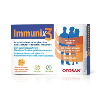 Immunix3 за имунната система х40 дъвчащи таблетки Otosan