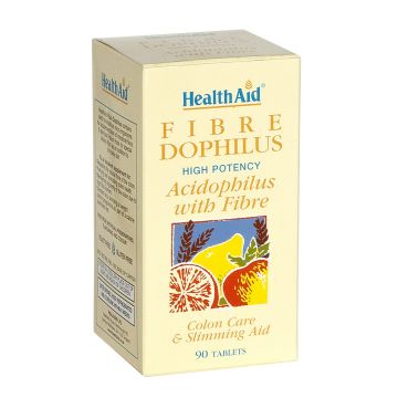 Fibre Dophilus за баланс на чревната флора х90 таблетки Health Aid
