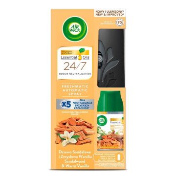 Air Wick Freshmatic Автоматичен ароматизатор спрей Сандалово дърво и ванилия