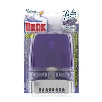 Duck Purple Wave 3in1 Течно тоалетно блокче с аромат на лавандула x1 брой