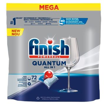 Finish Quantum All In 1 Таблетки за съдомиялна машина x72 броя