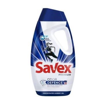 Savex Premium Odor Defence Течен перилен препарат против неприятни миризми x1.71 л, 38 пранета