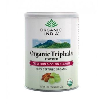 Трифала на прах за добро храносмилане х100 грама Organic India